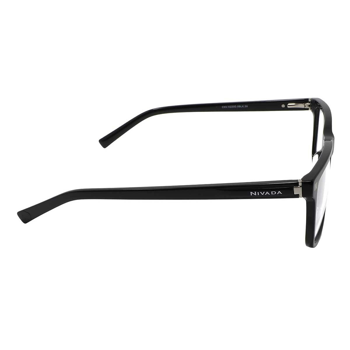 Nivada CNV.X220D.0BLK.56 Armazón Oftálmico + Clip Solar Polarizado