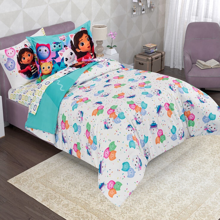 Providencia Juego de Edredón Individual de 5 piezas Gabby's Dollhouse