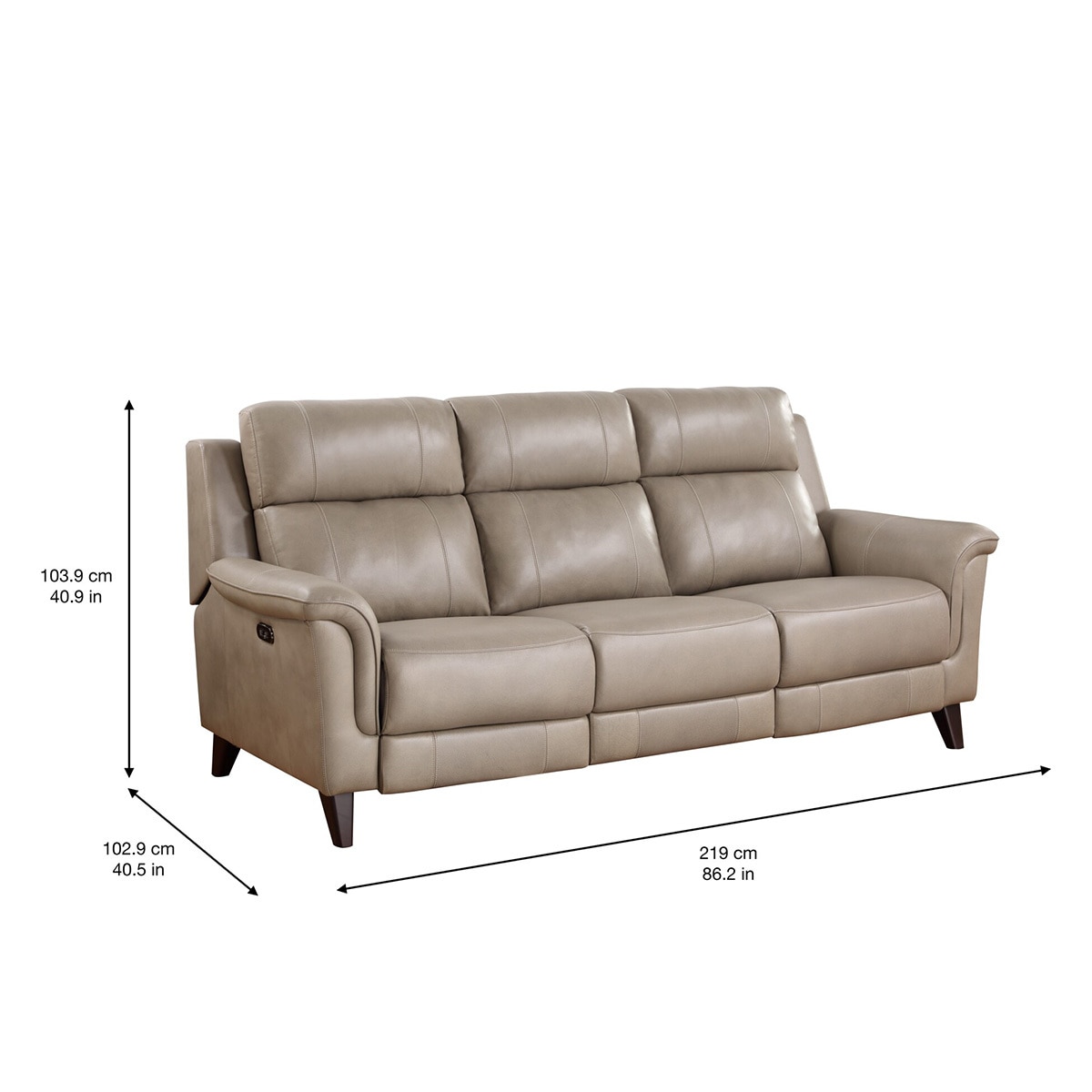 Northridge, Sofá Reclinable Eléctrico De Piel Costco México