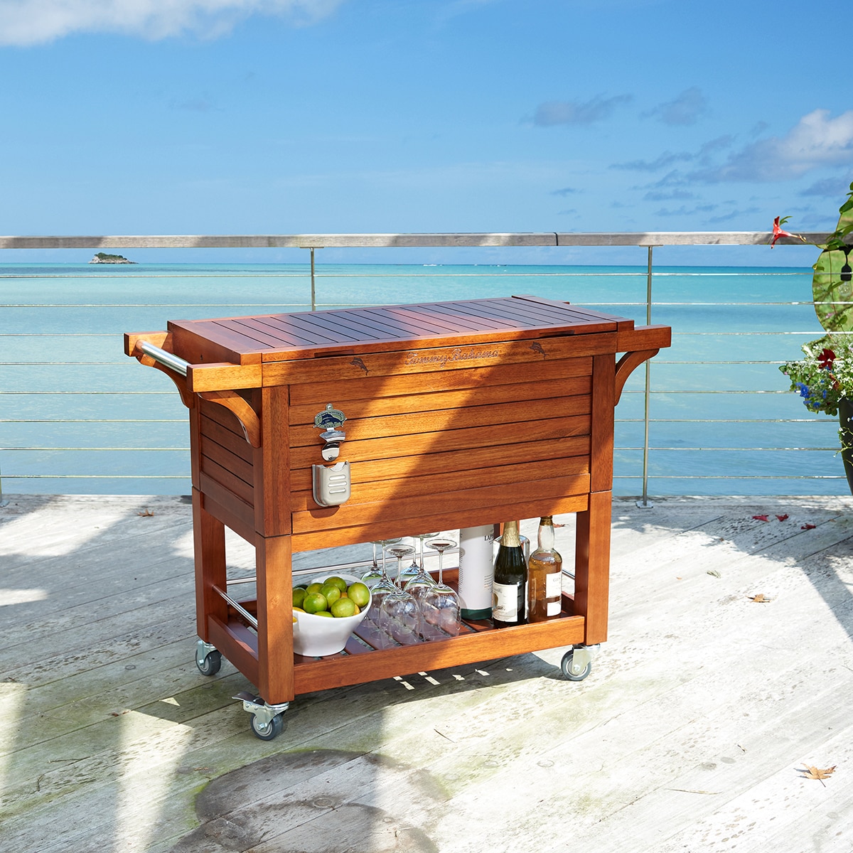 Tommy bahama hielera de madera Costco México