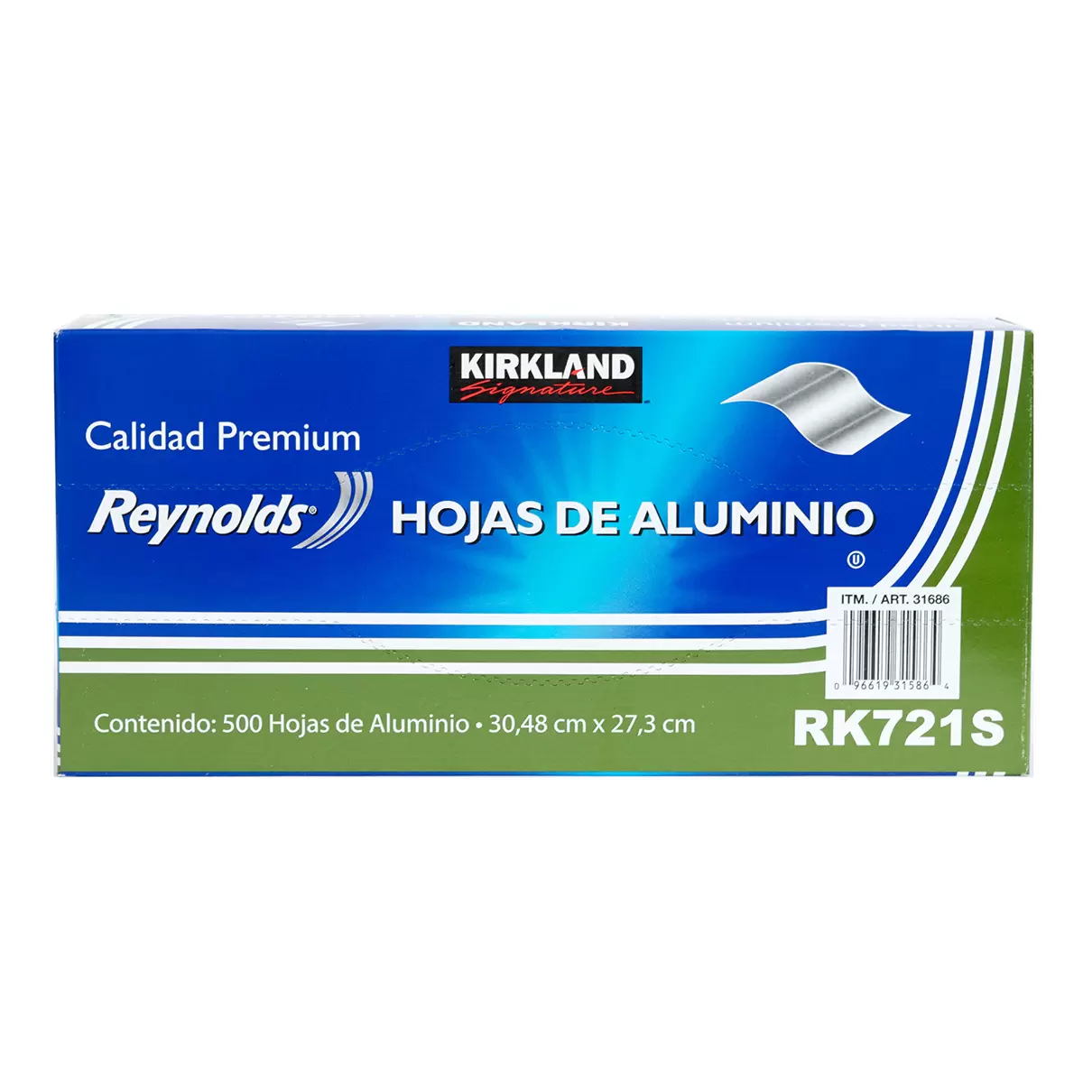 Kirkland Signature Hojas de aluminio 500 piezas