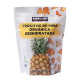 Kirkland Signature Trocitos de Piña Orgánica Deshidratada