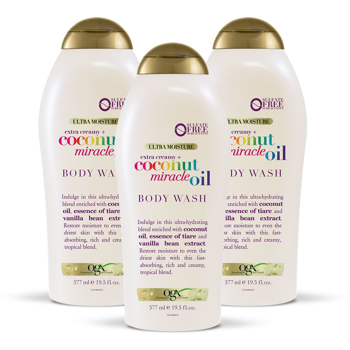 Organix Coconut Miracle Oil jabón corporal (3 piezas) Costco México