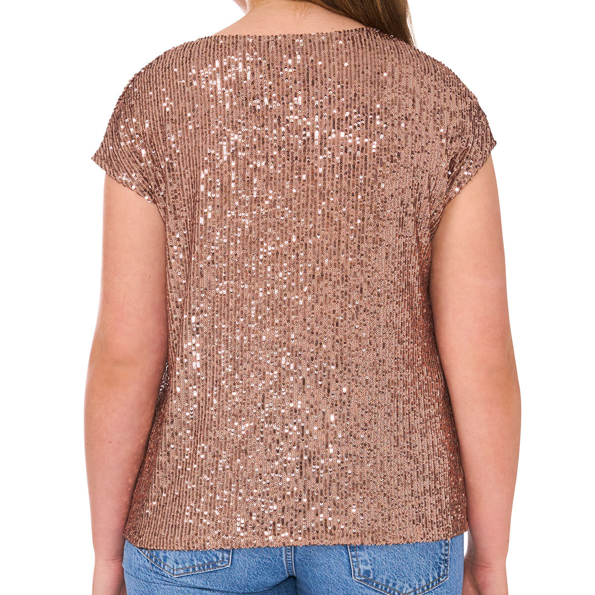 Vince Camuto Blusa para Dama Café Extra Grande