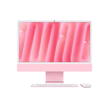 Apple iMac 24" 512GB 4.5K Chip M4 Rosa CPU de 10 núcleos GPU de 10 núcleos Memoria unificada de 24GB