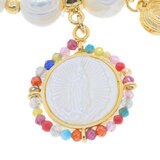 Mayfer, Pulsera con Dije Virgen, para Dama