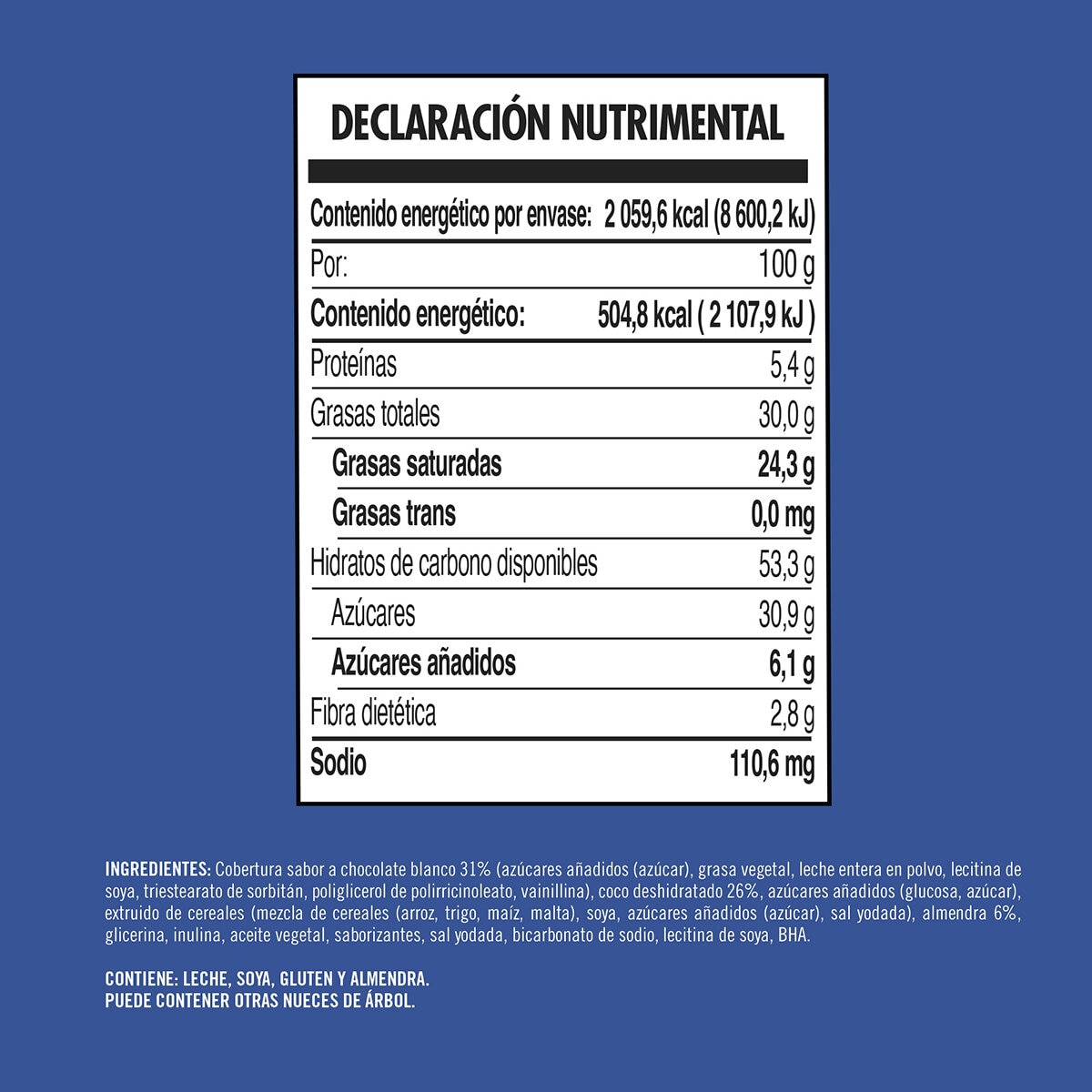 Green Mountain Bites de Coco con Almendra 24 pzas