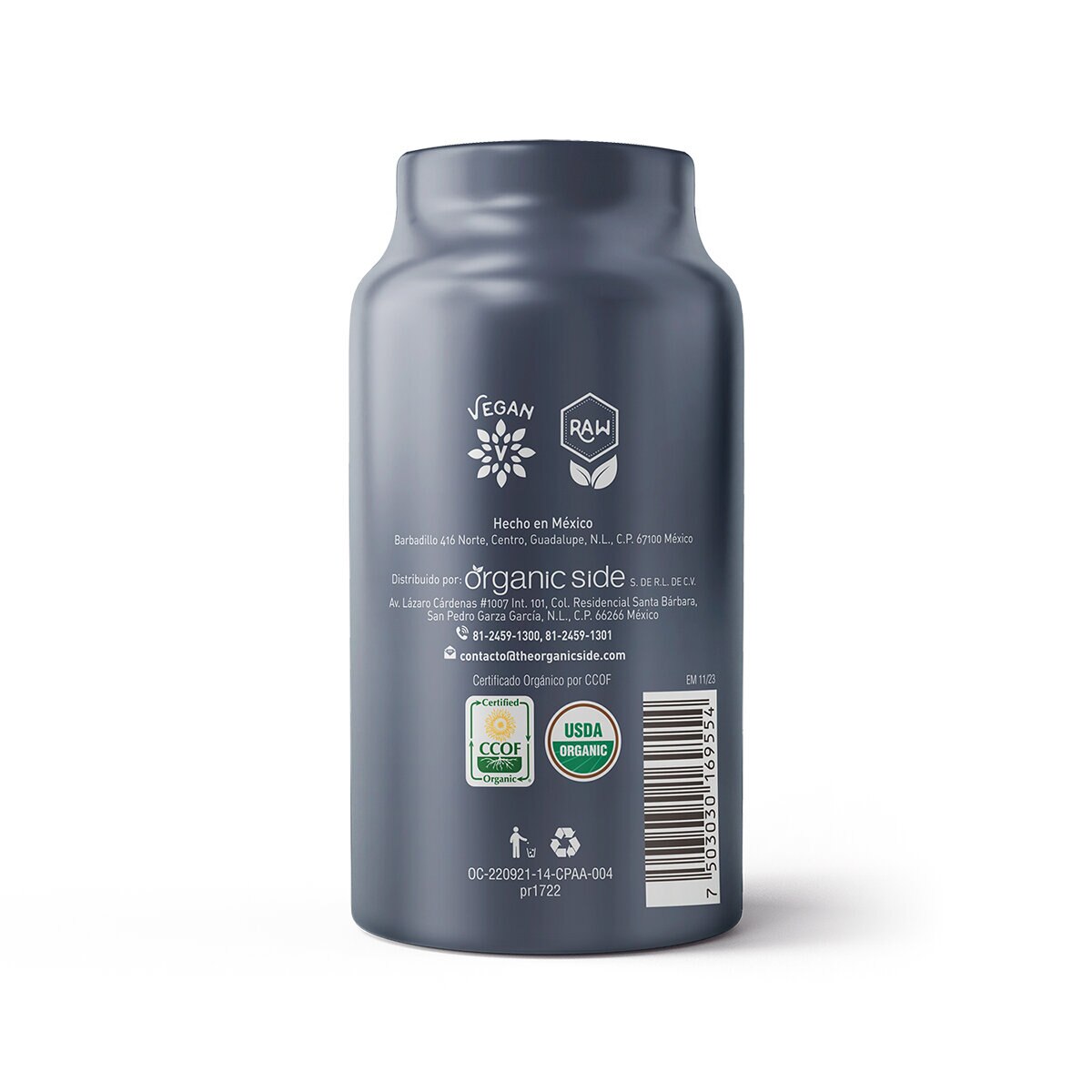 Organic Side Adaptogen Complex 110 Cápsulas