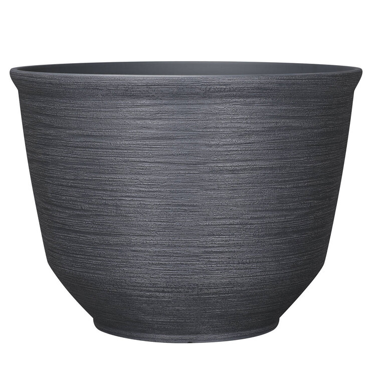 Blaire, Maceta de Resina de 22", Color Gris Blaire, Maceta de Resina de 22", Color Gris