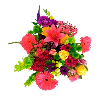 Chiltepec, Bouquet Mixto en Tonos Rosa y Amarillo