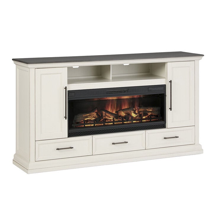 Tresanti, Consola de TV con Chimenea Eléctrica Tresanti, Consola de TV con Chimenea Eléctrica