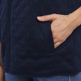 Land's End Chaleco para Dama Azul Grande Land's End Chaleco para Dama Azul Grande