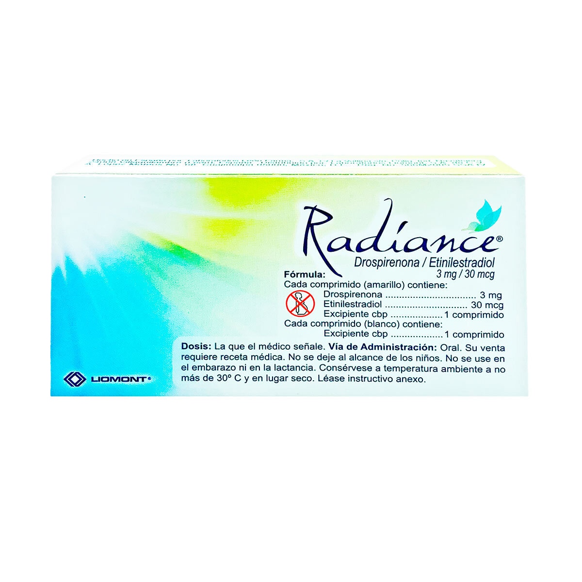 Radiance 3 mg / 30 mcg con 28 Comprimidos