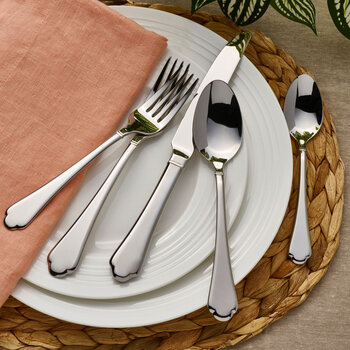 Mikasa Juego de Cubiertos de Acero Inoxidable de 20 piezas, Varios Modelos