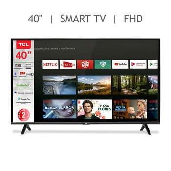 TCL Pantalla 40" Android TV FHD LED
