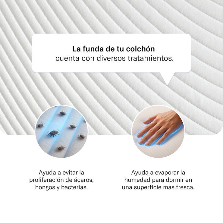 Luuna Colchón Original Memory Foam, Queen