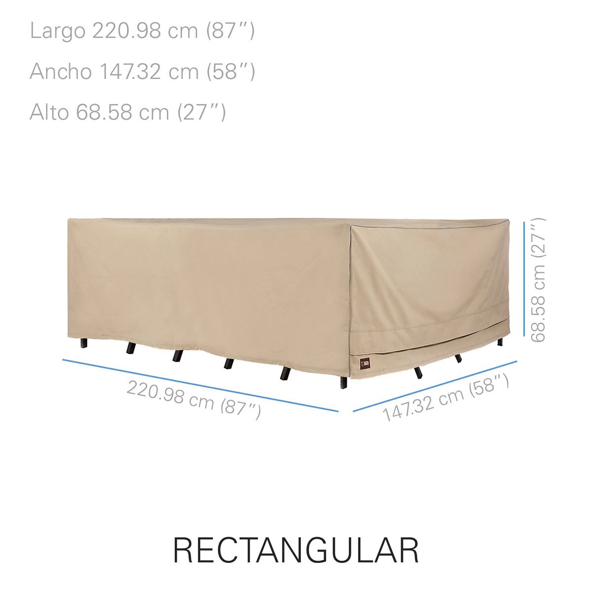 Seasons Sentry funda para comedor rectangular