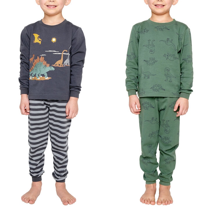 Pekkle Pijamas 4 piezas para Niños y Niñas Varias Tallas y Colores