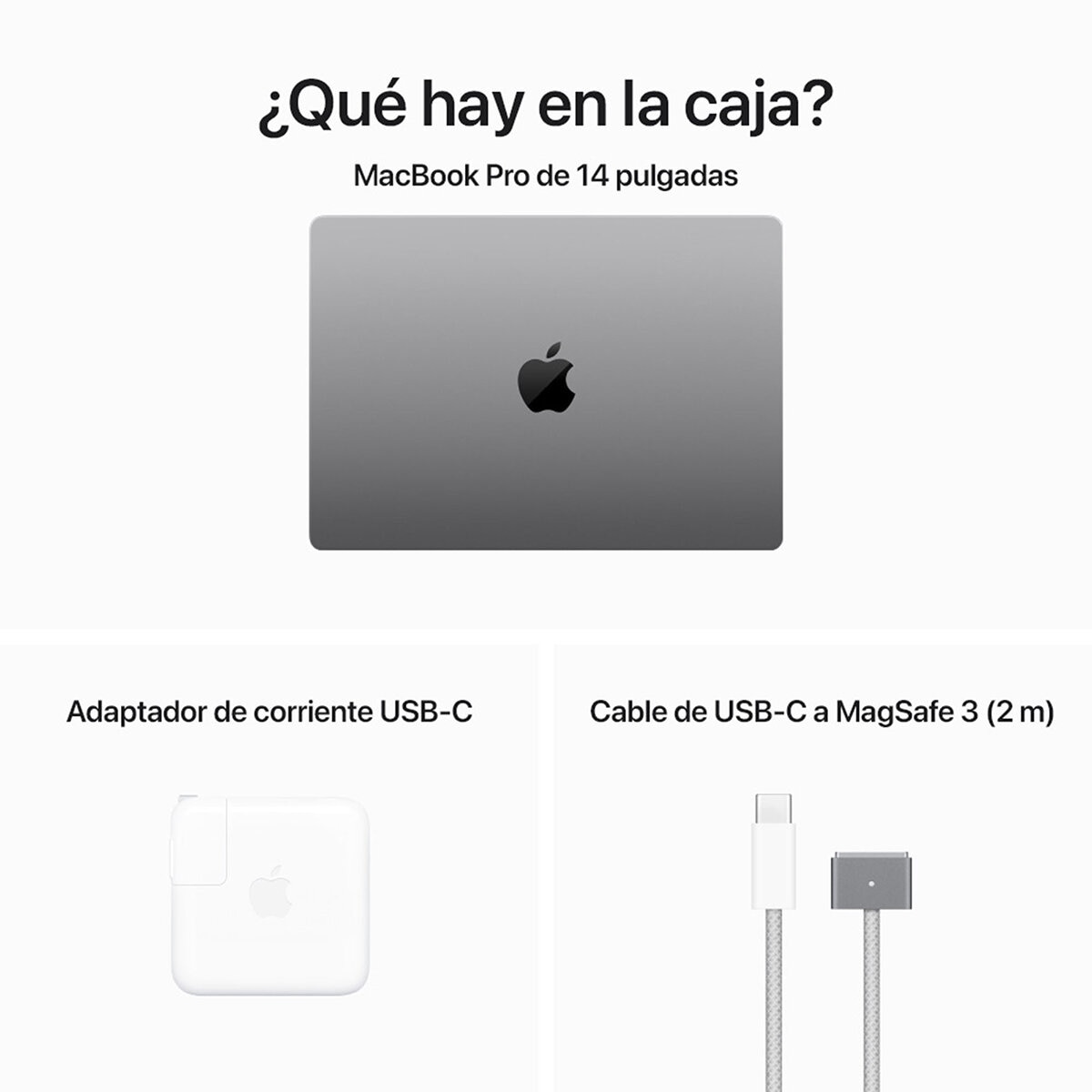 Apple MacBook Pro 14" Chip M3 1TB Gris Espacial 