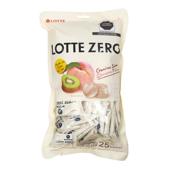 Lotte Zero Gomitas Sabor a Durazno y Kiwi 350 g