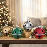 Cascabeles Metálicos Decorativos, Juego de 4 Pzas. Cascabeles Metálicos Decorativos, Juego de 4 Pzas.