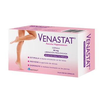 Venastat 265 mg Oral 60 Cápsulas Liberación Prolongada