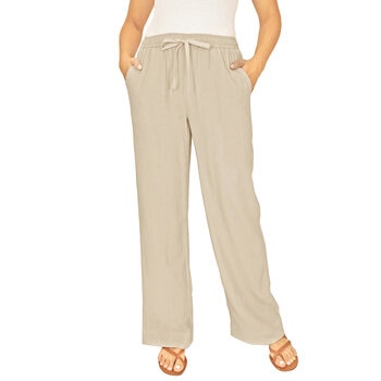 Briggs Pantalones Tipo Lino para Dama Varias Tallas y Colores