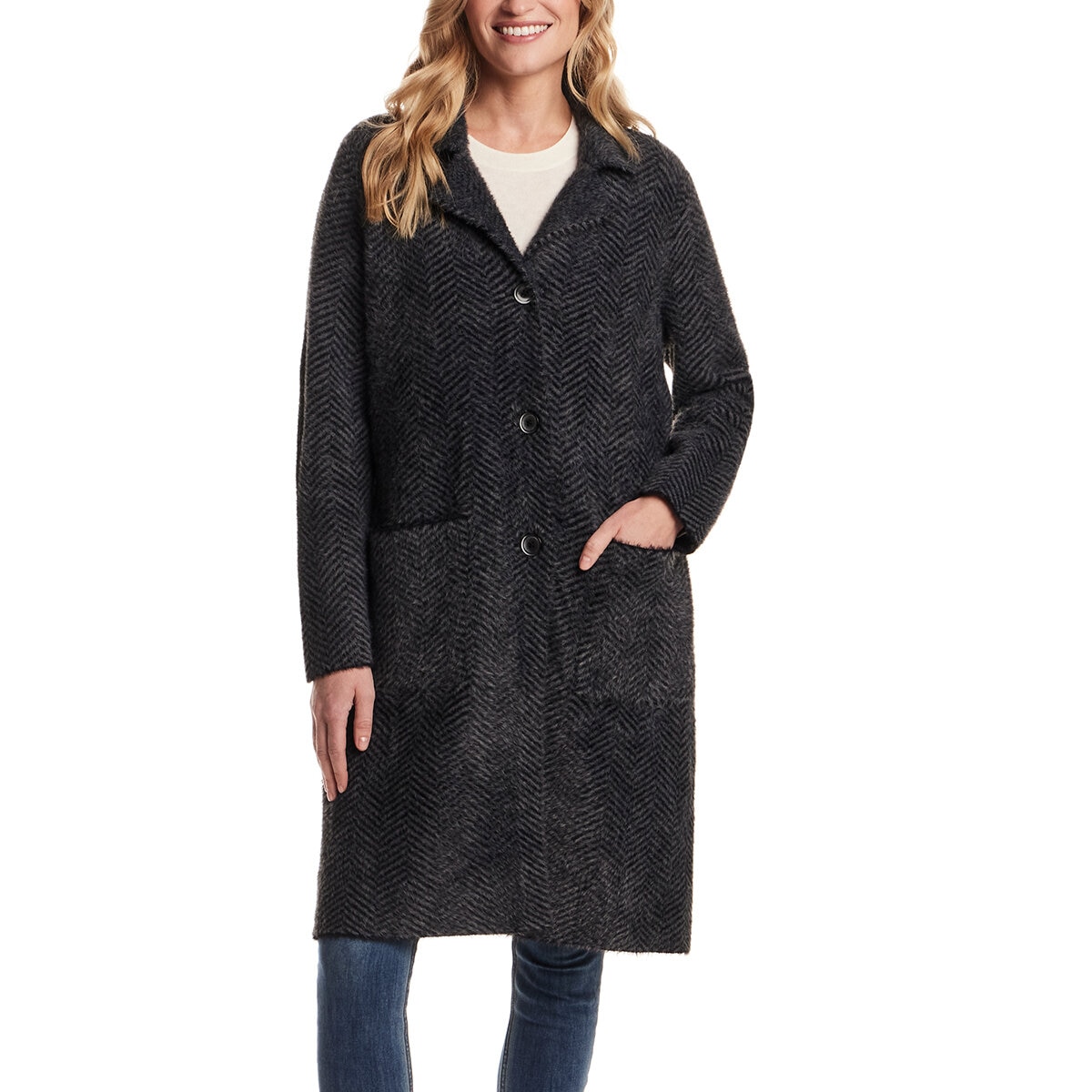 Weatherproof Vintage Suéter para Dama Negro Extra Grande Weatherproof Vintage Suéter para Dama Negro Extra Grande