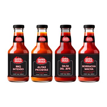 Barra Brava Variedad de Salsas 4/450 ml Barra Brava Variedad de Salsas 4/450 ml