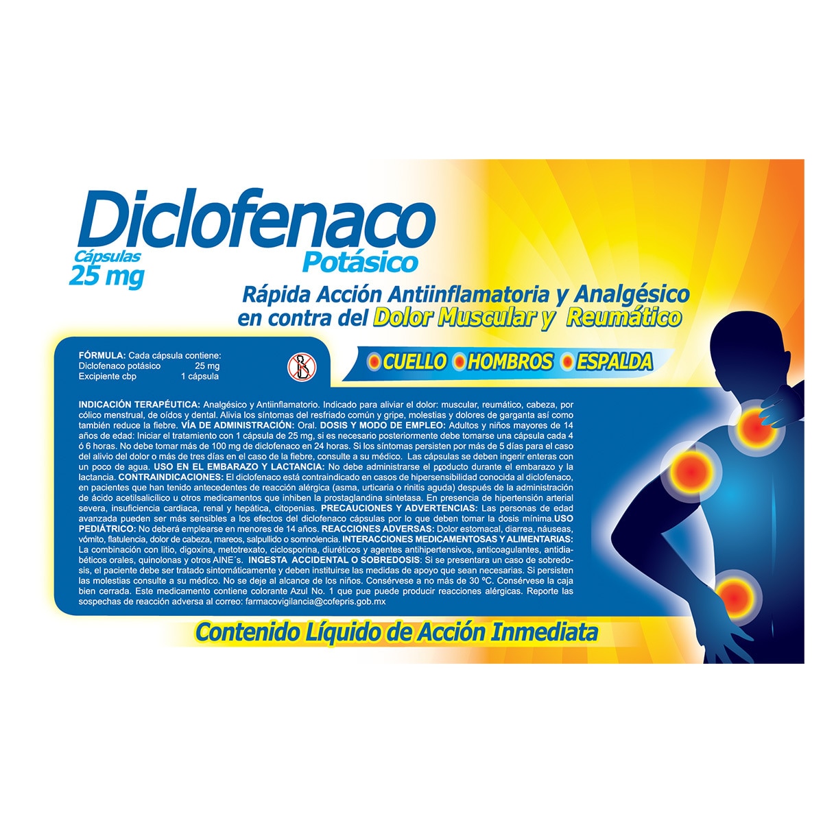 Rotumal Diclofenaco 90 cápsulas 3 pack