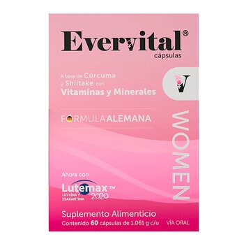 Evervital Women Vitaminas y Minerales 60 Cápsulas