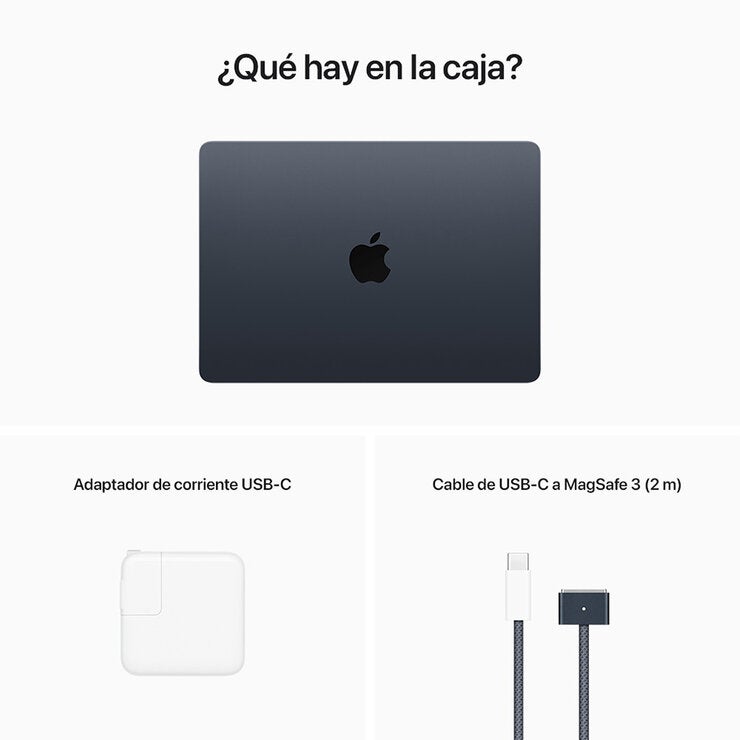 Apple MacBook Air 13" Chip M2 256GB Medianoche