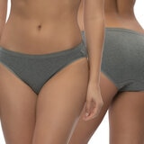 Black Bow Ropa interior para Dama 6 piezas Gris Mediana Black Bow Ropa interior para Dama 6 piezas Gris Mediana
