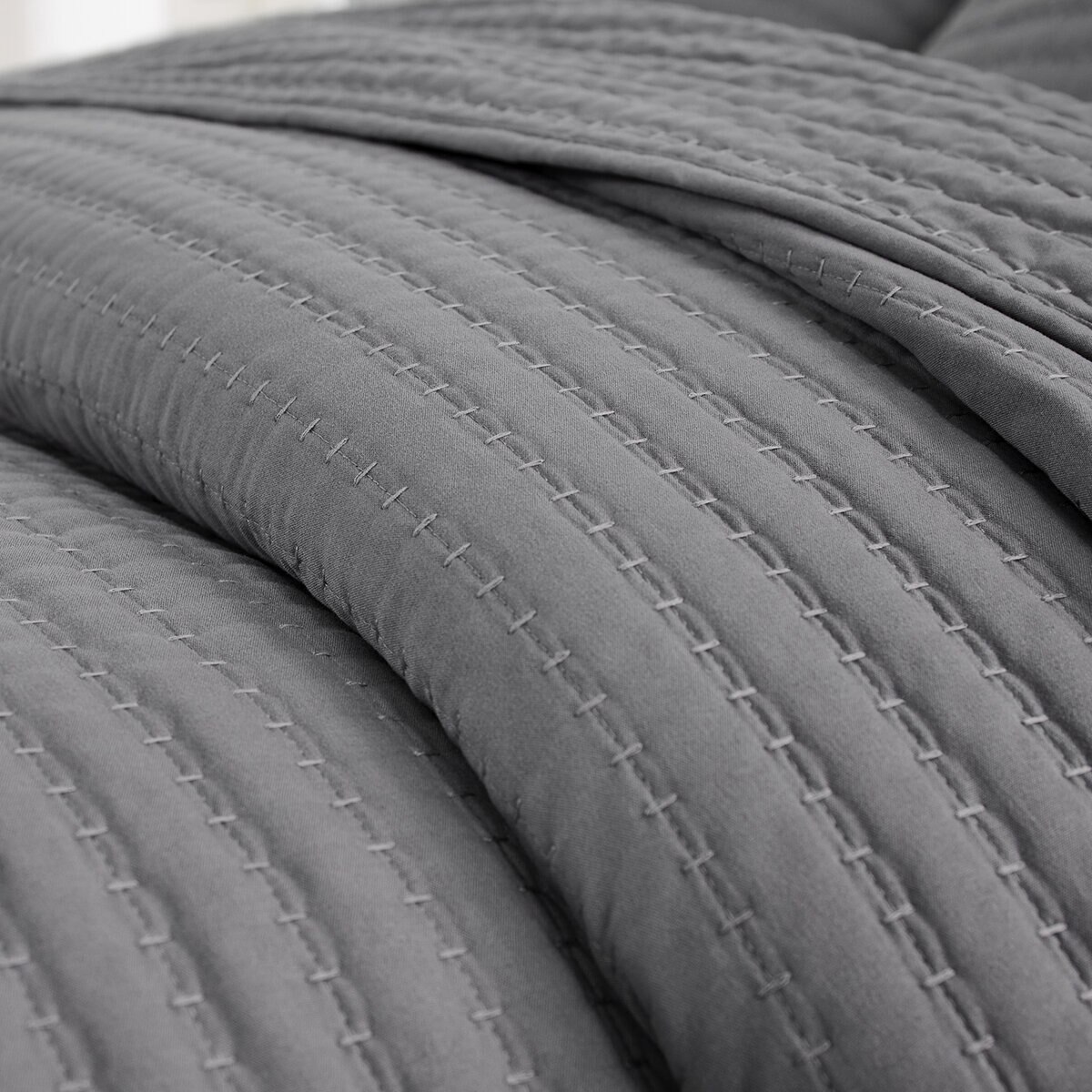 Greenland Home Fashions Juego de Cama Tamaño King 3 piezas Gris