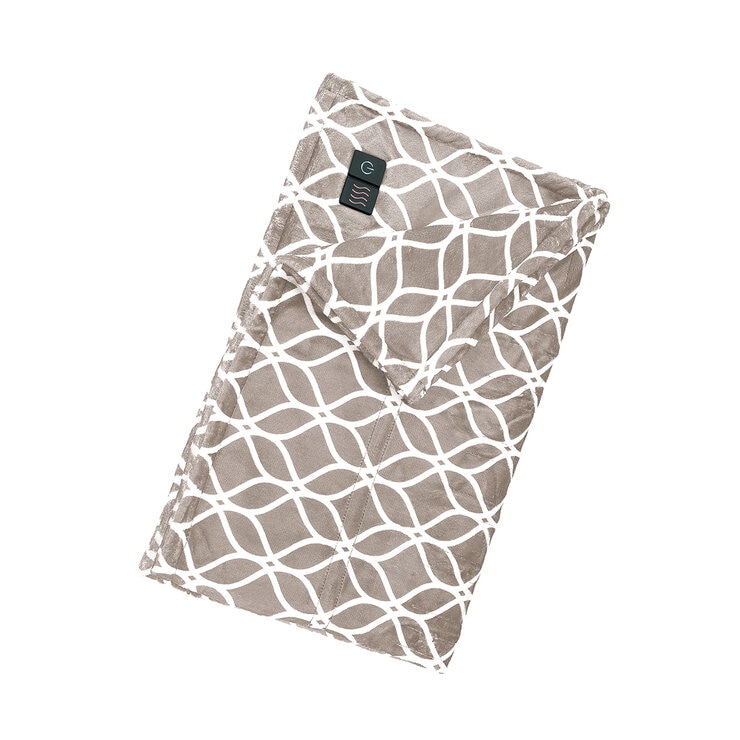 Brookstone, Manta Electrica 127cm x 152cm, Café