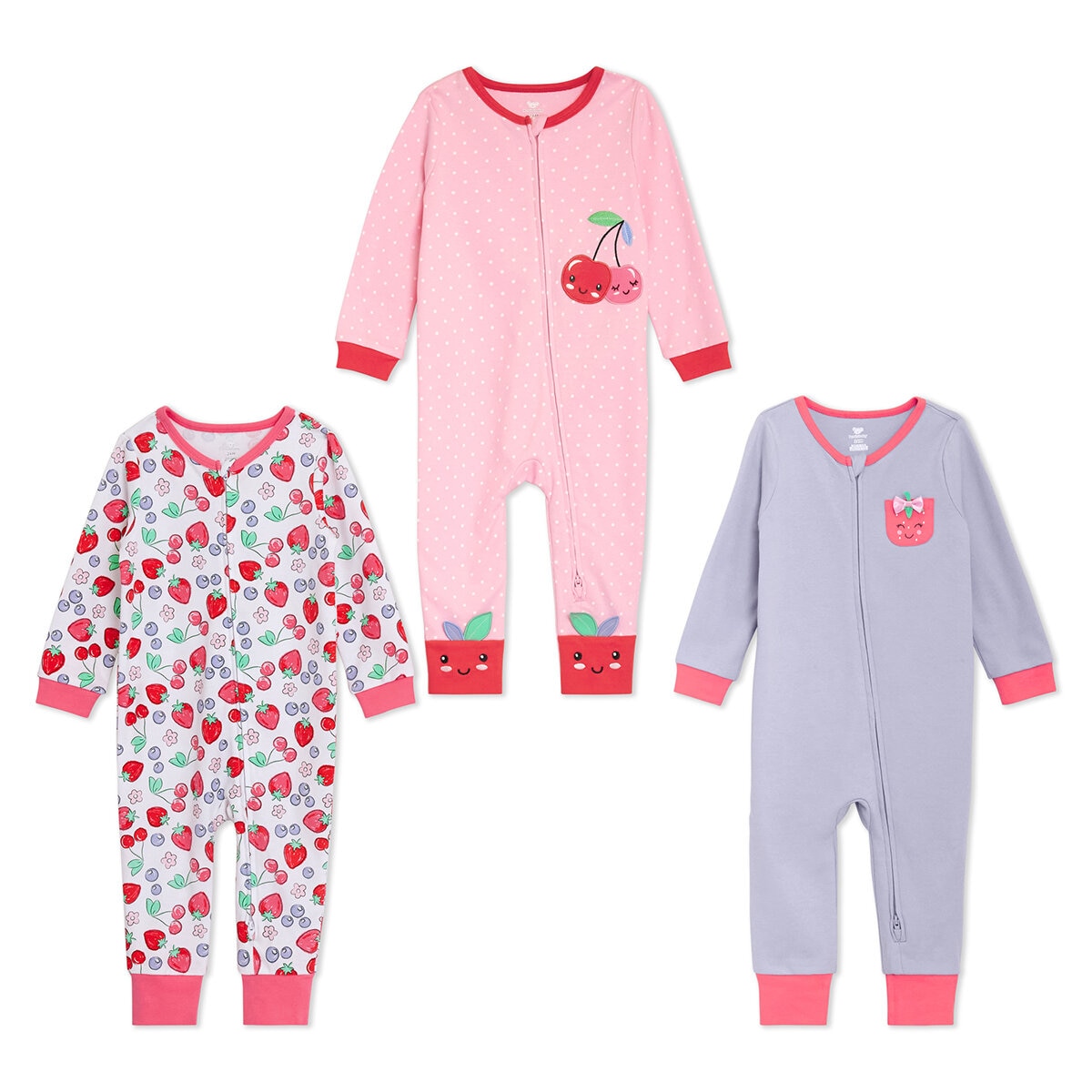 Koala Kids Mameluco 3 piezas para Bebé Varias Tallas y Colores