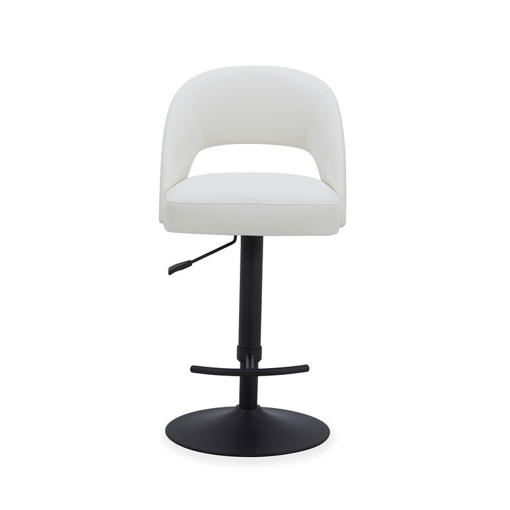 Aiden & Ivy, Taburete de Bar con Elevación a Gas y Altura Ajustable