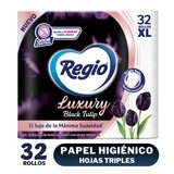 Regio Luxury Black Tulip Papel Higiénico 32 Rollos