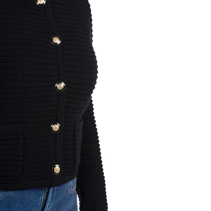 Hilary Radley Suéter para Dama Negro Grande Hilary Radley Suéter para Dama Negro Grande