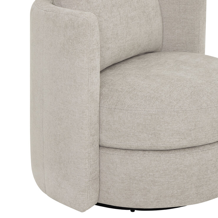 Thomasville, Juego de 2 Sillones Giratorios de Tela