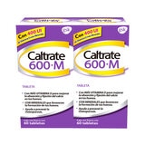 Caltrate  600+M Vitamina D3 + Minerales 2 de 60 Tabletas