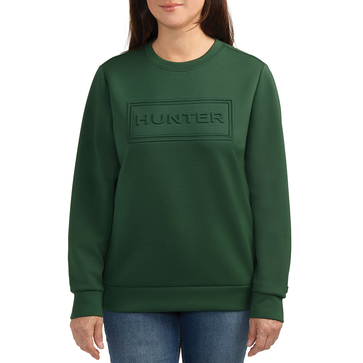 Hunter Sudadera para Dama Verde Grande