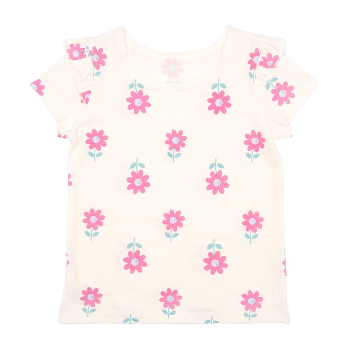 Pekkle Playera 4 piezas para Niños y Niñas Flor 4 Años Pekkle Playera 4 piezas para Niños y Niñas Flor 4 Años