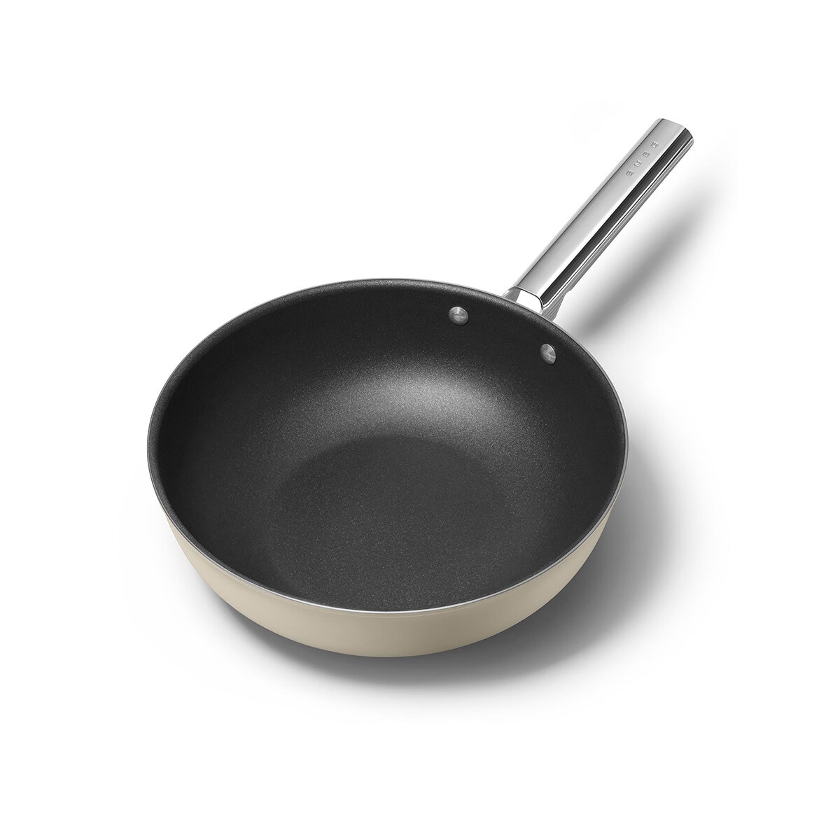 Smeg Wok 30cm blanco
