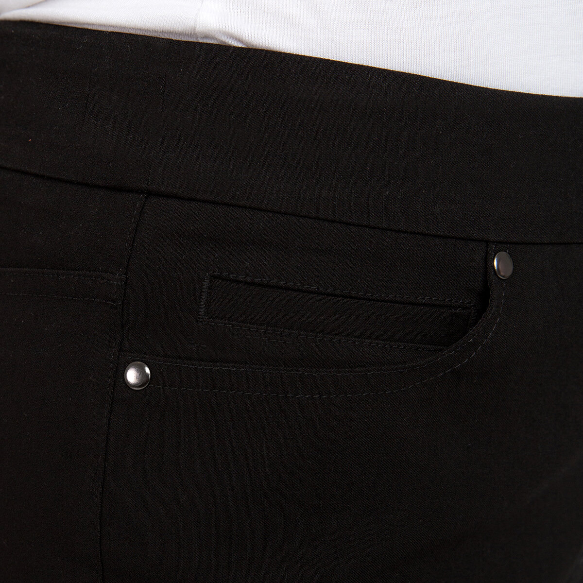 Mario Serrani Italy Pantalones para Dama Negro Extra Grande