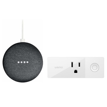 Google Home Mini + Wemo Contacto Smart