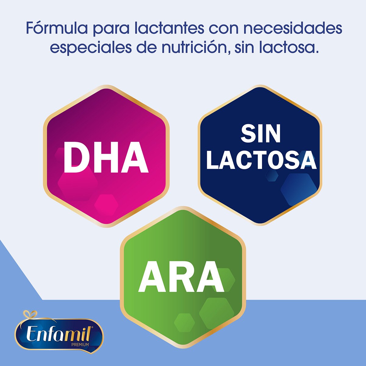 Enfamil Sin Lactosa Premium, fórmula para bebé 900 g Costco México