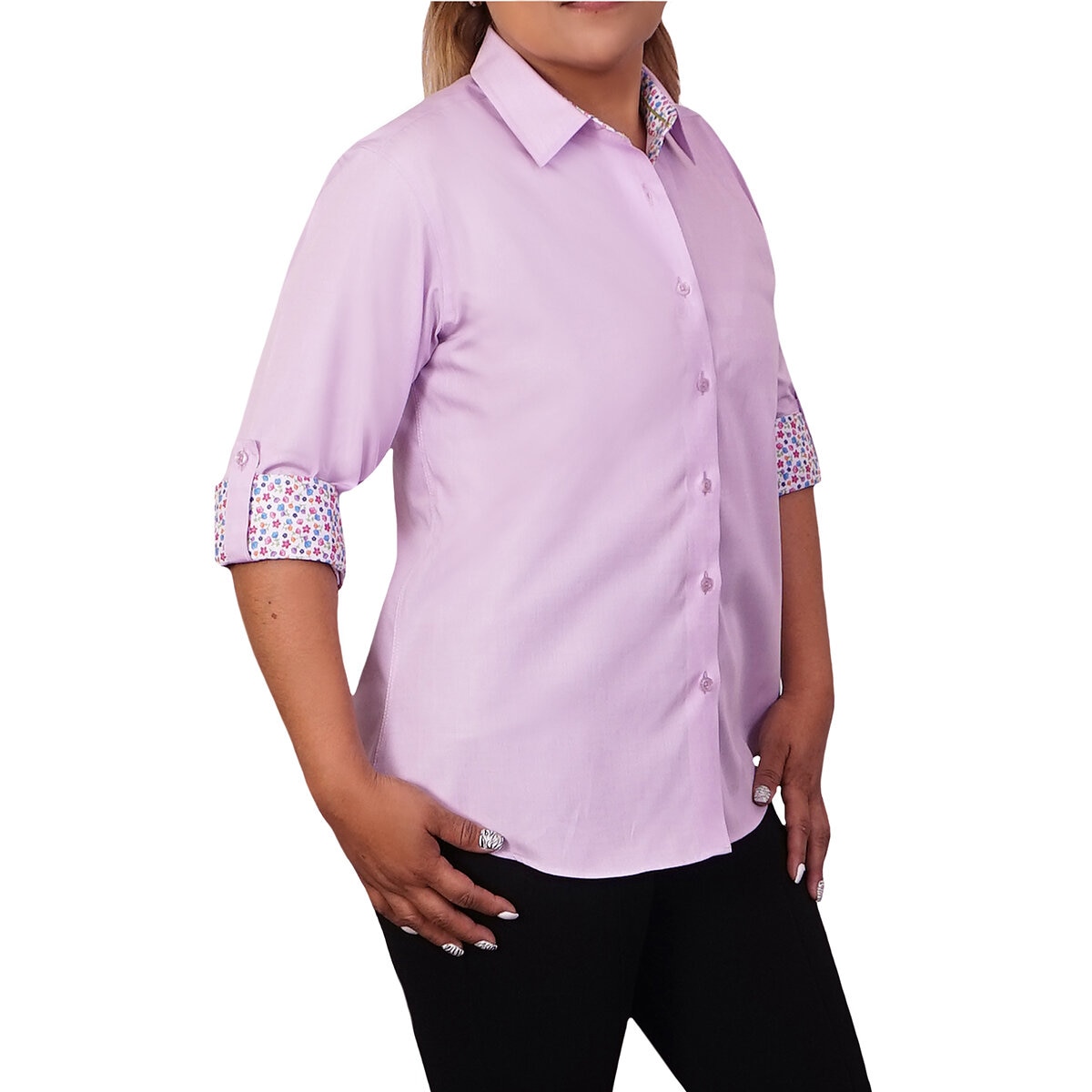 Emporio Colombo, Blusa de Vestir Dama, Corte Regular, Col...