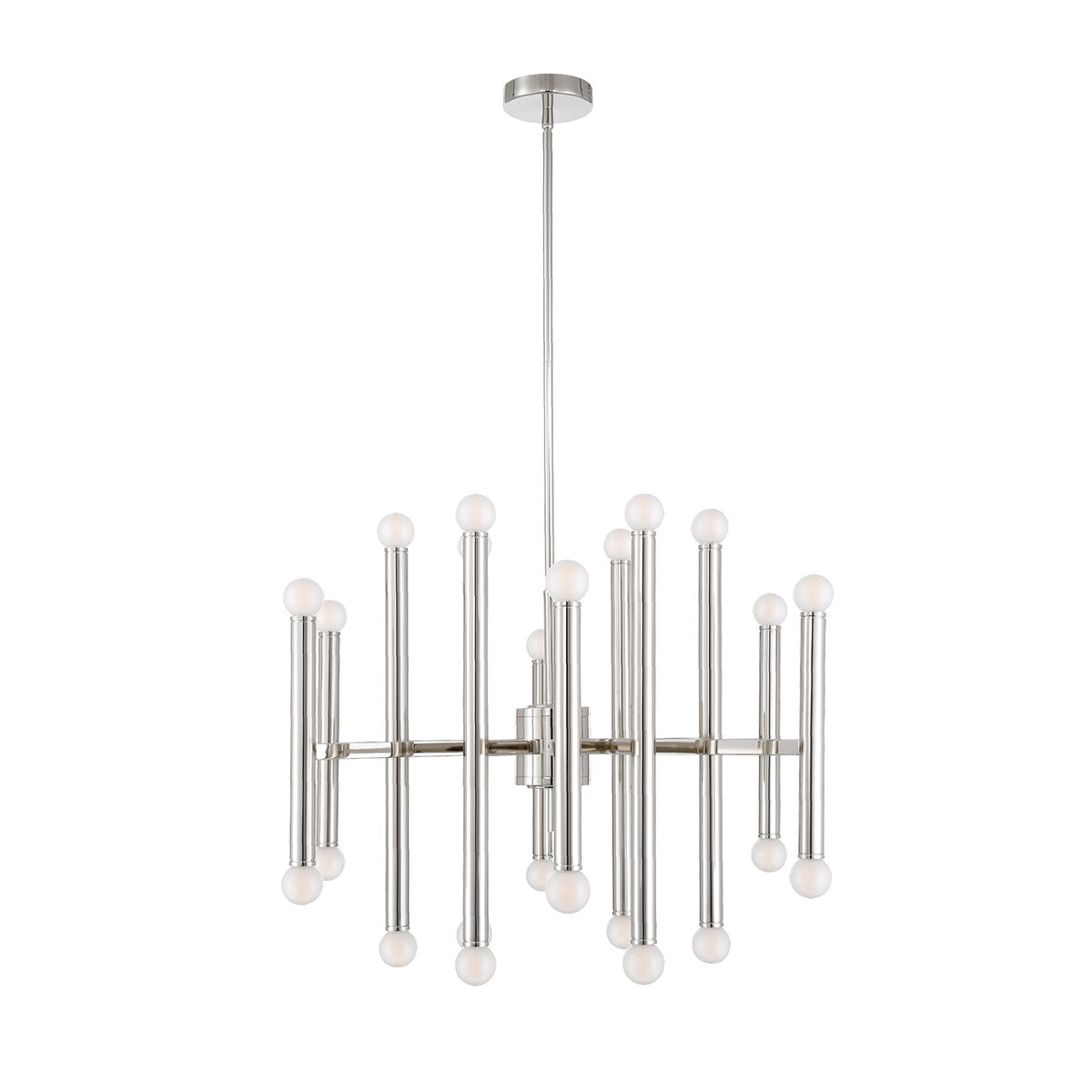 Empire Lighting, Lámpara Colgante Melrose Acabado Níquel