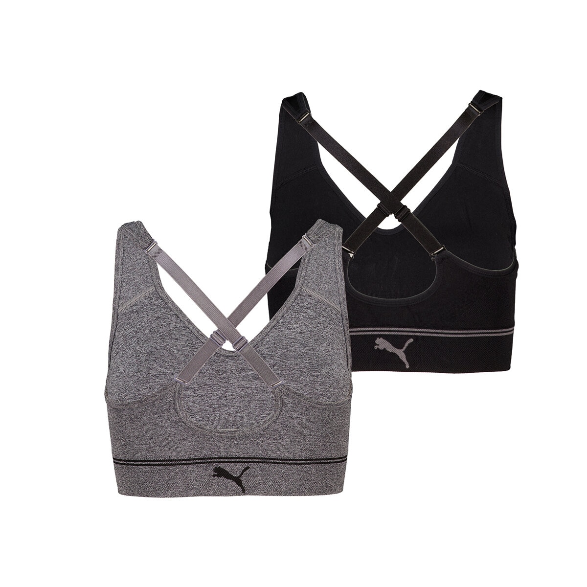 Puma Brasier deportivo para Dama 2 piezas Negro Chica